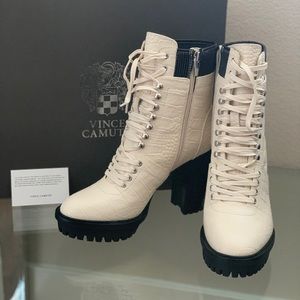 Vince Camuto Warm White Boots